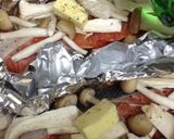 鮭ときのことたっぷり野菜のホイル焼き作り方7写真