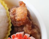 豚薄切り肉の丸めた唐揚げ♪作り方2写真