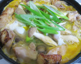 ✿旨みギュッ♬塩麹鶏のすき焼き風卵とじ✿作り方10写真