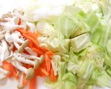 ✿キャベツたっぷり野菜炒め✿作り方1写真