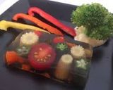 夏野菜のテリーヌ☆パプリカ添え作り方7写真