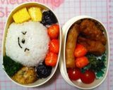パンダおにぎり キャラ弁作り方4写真