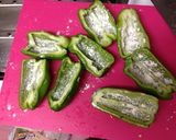 凍り豆腐のピーマンの肉詰め作り方3写真