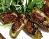 凍り豆腐のピーマンの肉詰め作り方7写真