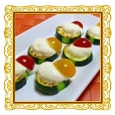 ズッキーニの冷製グリルに豆腐ディップ by kebeibiko 【クックパッド