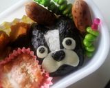 キャラ弁 フレンチブルドック弁当～作り方4写真