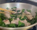 とーちゃんの豚カルビと野菜のオイルパスタ作り方4写真