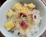 サツマイモご飯作り方4写真