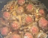 肉団子と春雨のおかずスープ作り方3写真