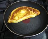 パン粉のパンケーキオムレット♪作り方4写真
