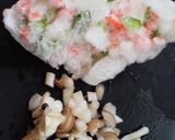 完了期の離乳食*刺し身でチャーハン作り方1写真