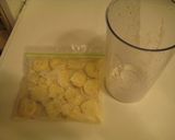 幼児　おやつ　麩バナナアイス作り方2写真