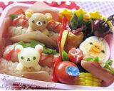 *ホットドックnaおにぎり☆キャラ弁*作り方10写真
