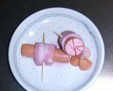 お弁当の隙間に♡カニっぽいウインナー作り方4写真