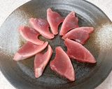 お刺身とパクチーの和風カルパッチョ作り方4写真