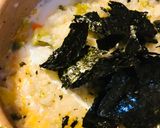 鍋の〆●くたくたブロッコリーの雑炊作り方3写真