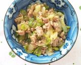 ☆キャベツとひき肉のコクうま豚丼☆作り方7写真