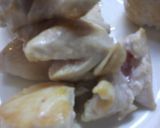 ご飯がすすむ　鳥胸肉のゴマ味噌炒め作り方5写真