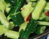 胡瓜鷹の爪炒め作り方8写真