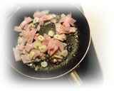 ❁ゴーヤとベーコンのにんにく炒め❁作り方5写真
