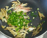 ゴボウと茗荷が主役の卵とじ作り方3写真