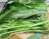空芯菜の肉巻き　にんにく甘酢ソース作り方1写真