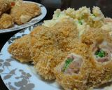 ザク！ピリ！チーズカレー野菜肉巻きフライ作り方7写真