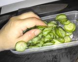 さきイカとキュウリの甘酢和え作り方1写真