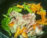 簡単彼ご飯❤回鍋肉風味噌炒め♪作り方3写真