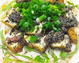 ✧厚揚げ梅ゴマあえのっけ冷やしうどん✧作り方3写真