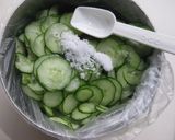きゅうりもみの工夫　すし酢新玉ねぎ添え作り方3写真