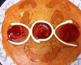 ツナ＆コーンお絵描きホットケーキ☆作り方5写真