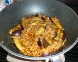 麻婆茄子丼作り方2写真