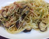 めんつゆで簡単!ベーコン椎茸パスタ✩作り方6写真