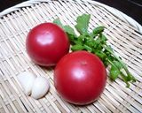 完熟トマトスープ、京都カフェ作り方1写真