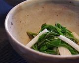 コシアブラと山芋のおひたし作り方5写真