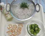 エビときゅうりのさわやかサラダ作り方1写真