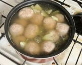 おやじ犬の竹の子入り肉団子♪作り方5写真