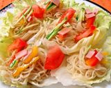 野菜たっぷり　サラダのような冷やし中華作り方7写真