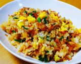 ☆冷蔵庫整理の中華チャーハン☆作り方5写真