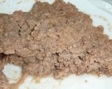 赤味噌と塩麹でひき肉のふんわり蒸し♪作り方4写真