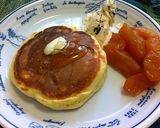 リンゴとバナナのホットケーキ作り方9写真