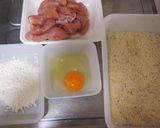チーズ風味のチキンカツ～バジルソースで～作り方2写真