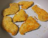 チーズ風味のチキンカツ～バジルソースで～作り方4写真