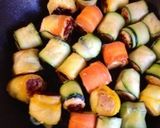 ＊鶏ひき肉のベジロールタワー＊作り方12写真