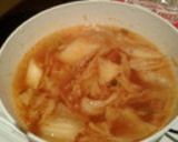 注ぐだけ簡単ずぼらキムチスープ(^-^)作り方2写真