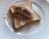 ☆ずぼら料理☆まるごとバナナトースト作り方2写真