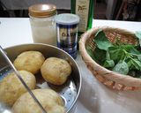 じゃがいものバジル塩麹和え作り方1写真