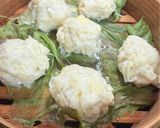 蒸篭でふんわり⭐︎ヘルシー鶏シュウマイ作り方4写真