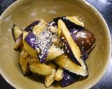 簡単！揚げ茄子のゴマ和え作り方4写真